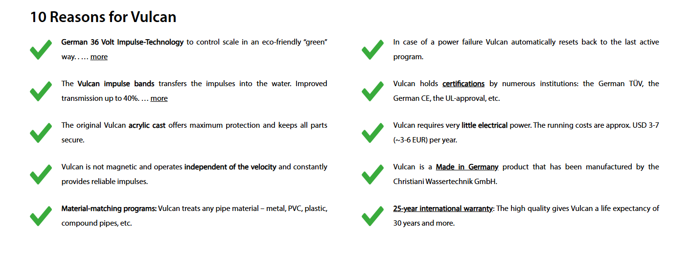 A comparison of the different types of water