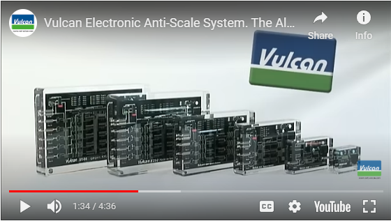 A video of electronic anti-scale system.